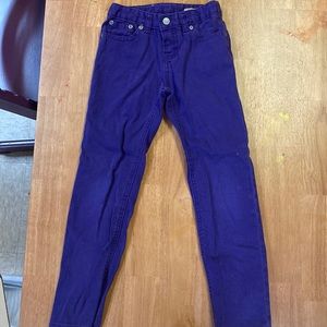 Ralph Lauren girls purple jeans